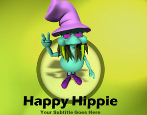 happy hippie