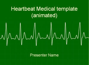 Kalp ve beyin dalgaları Powerpoint Şablonları