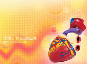 modelo de coração - Molde médico PPT
