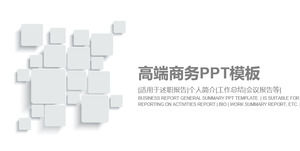 Modèle PPT de rapport de synthèse d'entreprise simple et haut de gamme
