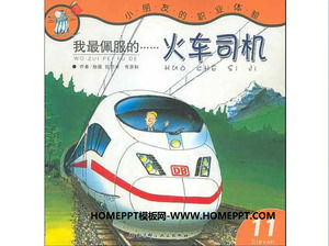 "Ben tren sürücüsü hayranım" resimli kitap hikaye PPT