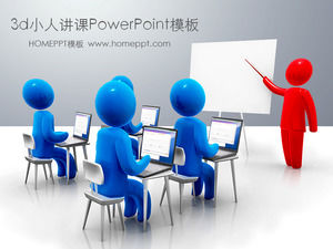 vilão 3d interessante palestras modelos de treinamento do PowerPoint