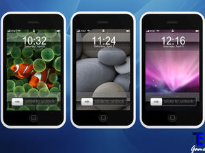 iPhone promocja produktów szablon ppt demo symulacja