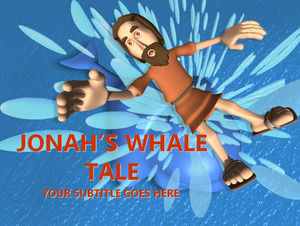 Jonah wieloryb - szablony religia PPT