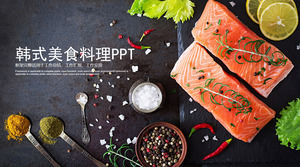 Coreeană de bucătărie din bucătăria străină PPT șablon