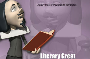 Literatur Master Powerpoint-Vorlagen