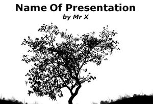 Lonesome Baum Powerpoint-Vorlage