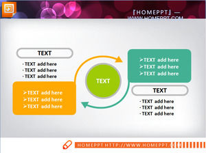 Loop grafik PowerPoint template untuk men-download