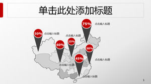 Cuota de mercado de cada provincia PPT mapa