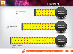 -Level meter chart rapporto diapositiva
