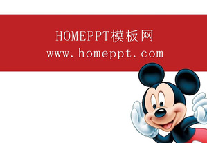 Background Mickey Mouse PPT desenhos animados Template Baixar