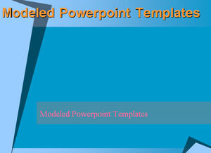 Modelli di PowerPoint modellati