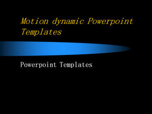 Bewegung dynamische Powerpoint-Vorlagen