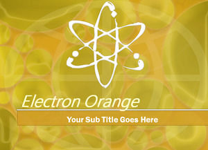 NUCLÉAIRE Orange - Technologie Powerpoint, les modèles