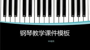 تعليم البيانو تدريس المناهج التعليمية قالب PPT