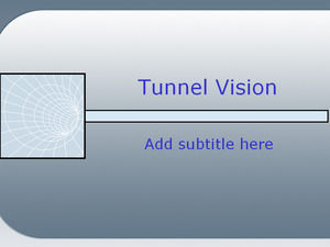 Tubo tunnel Modello di tecnologia PPT