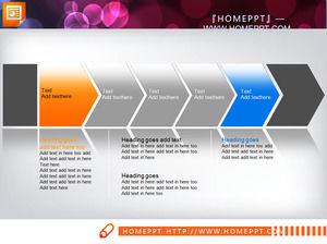 제품 설명 흐름 차트 슬라이드 자료 다운로드