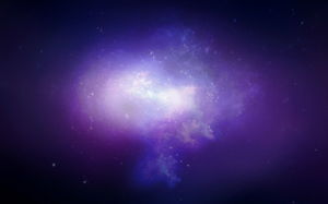 ciel cosmique fond violet Image PPT fond