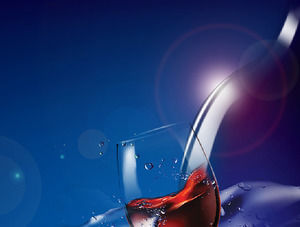 紅葡萄酒背景葡萄酒文化幻燈片模板下載