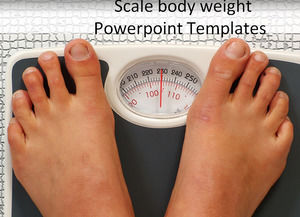 Escala de peso corporal plantillas de PowerPoint