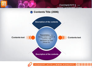 Simple presentación del contenido material de diapositivas descarga