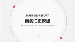Simple slideshow template laporan bisnis yang dinamis abu-abu