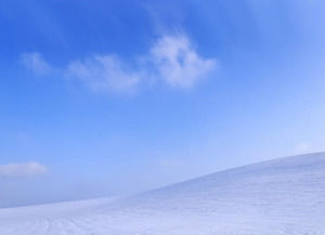 Plantilla de PowerPoint paisaje de la nieve