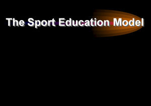 Educação esporte