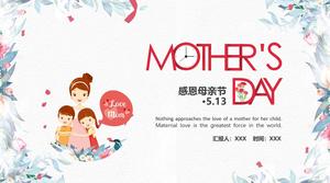 Plantilla PPT de planificación de actividades para el Día de la Madre