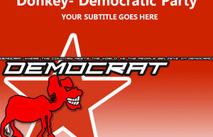 O partido de burro, o Partido Democrático