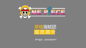 Karakter utama One Piece memperkenalkan PPT
