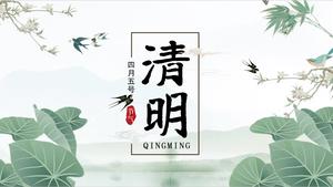เทมเพลตของเทศกาล Ching Ming Festival PPT
