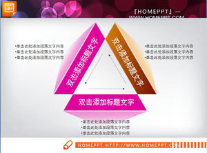 Triângulo PPT material de diagrama de download