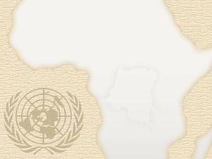 联合国组织和非洲的PowerPoint模板