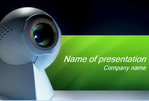 Webcam tehnologiei electronice șablon PPT